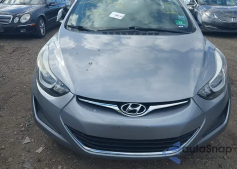 2016 Hyundai Elantra Se from USA, damaged, VIN 5NPDH4AE5GH750079